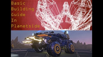 Basic Building Guide for New Players in Planetside 2.