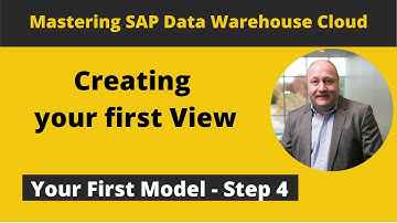 SAP Data Warehouse Cloud - Creating a View (DailyDoseDWC Episode 005)