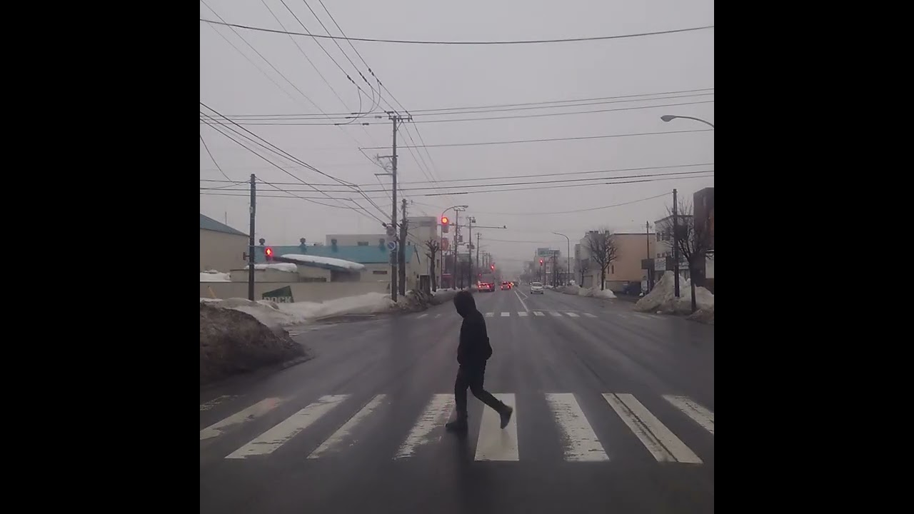 札幌市内2026年2月28日、am07:00頃の国道12号線（大谷地付近)〜北2条通り〜札幌中央市場までの、路面、天気、状況