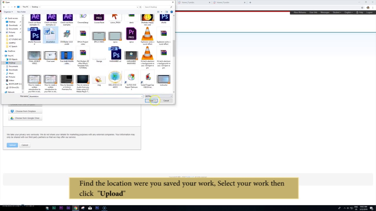 Turnitin Student View Feedback