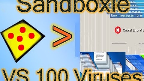 Sandboxie VS 100 Viruses