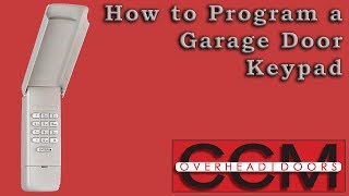 How to Program an 877 max Keypad to a Liftmaster Garage Door Motor | Yukon OK