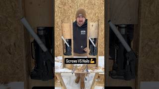 Showdown! Structural Screws VS Ringshank Nails #framing #carpentry #construction #testing
