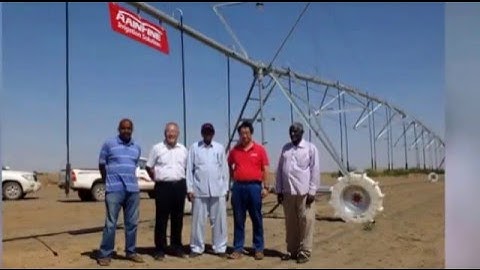 Rainfine pivot in Sudan