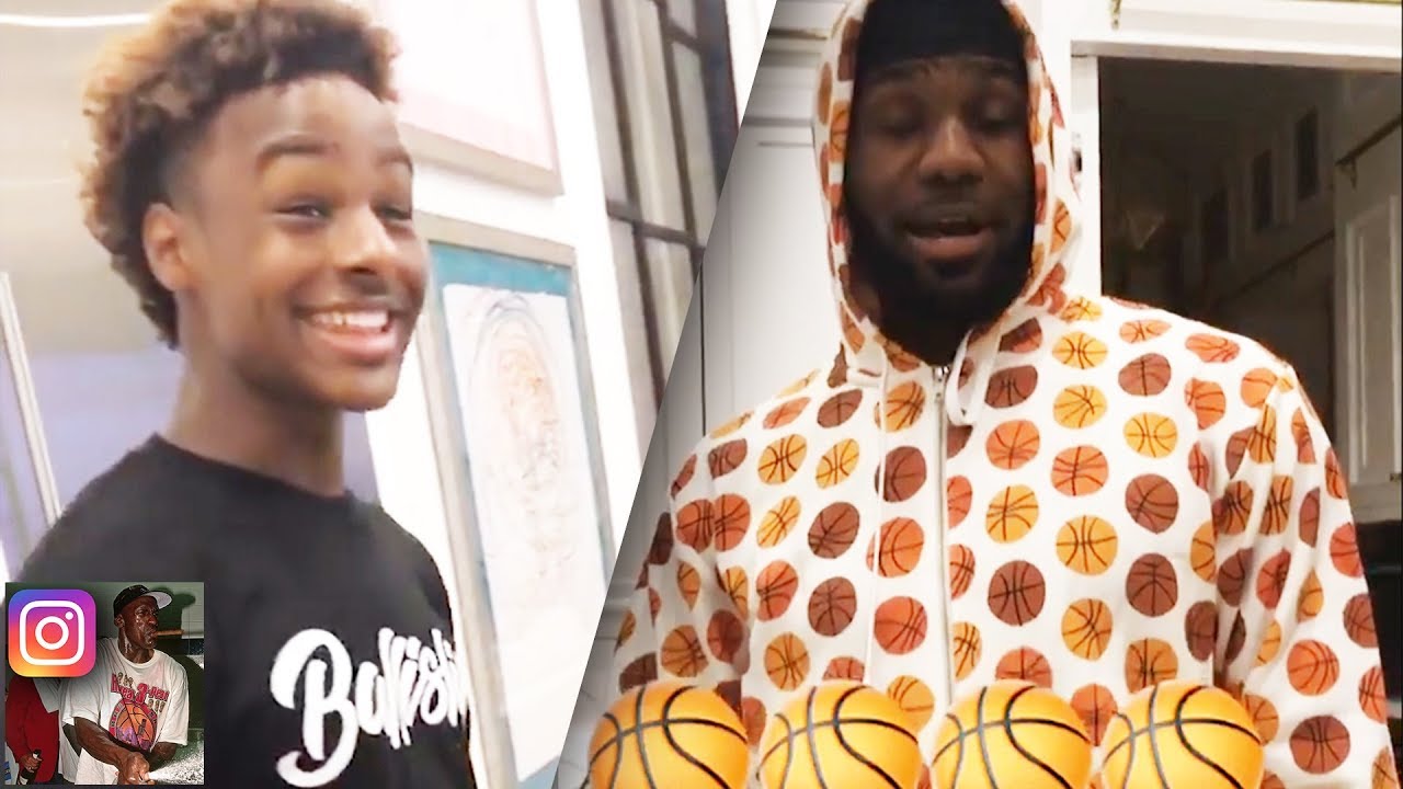LeBron James CLOWNS son Bronny for Ball Is Life Fit!!! WEARS HILARIOUS