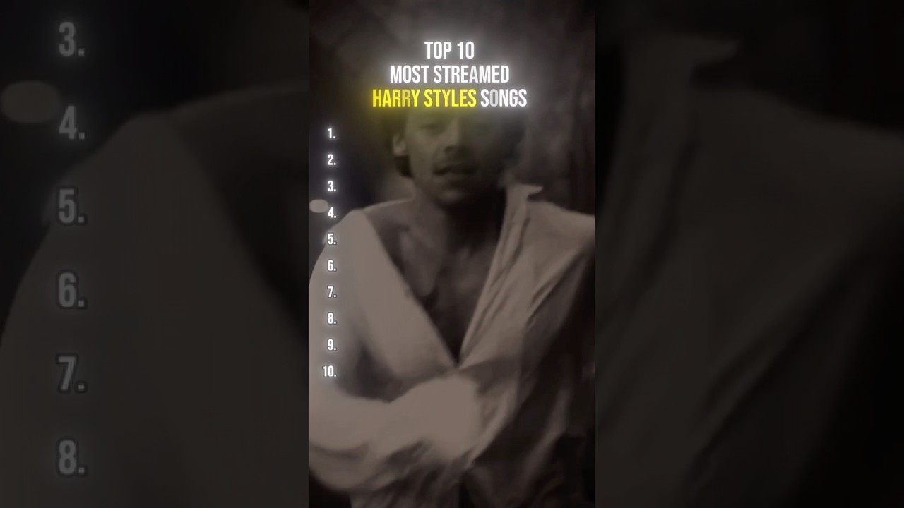 Top 10 MOST STREAMED Harry Styles songs 🎶📈 