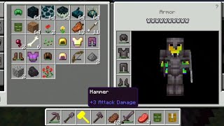 I added a hammer in MINECRAFT|MCPE addons screenshot 5