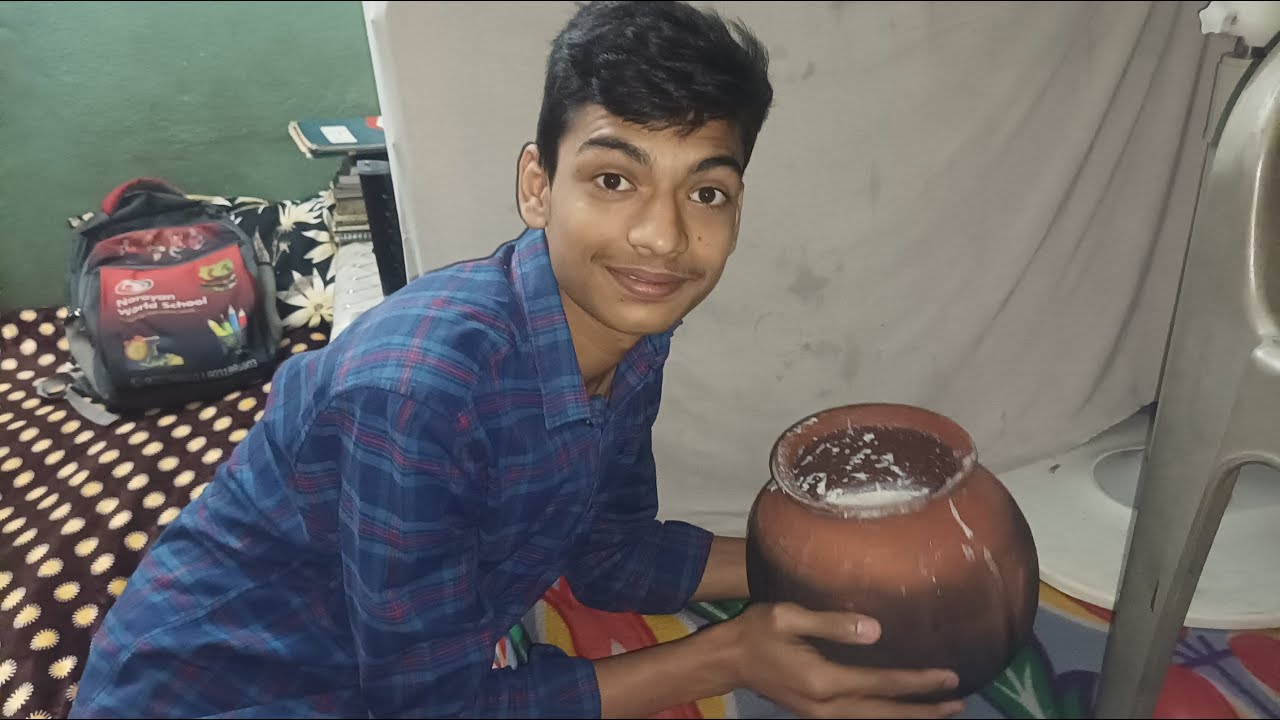 Aaj mast makar sankratri ke liye dahi jama rhe hai 😃