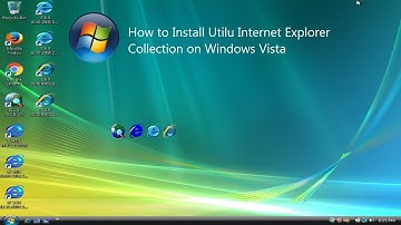 How to Install Utilu Internet Explorer Collection on Windows Vista