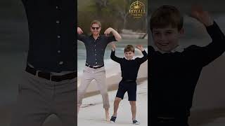 Harry &amp; Louis dance together, family claps#royal #princeharry #princelouis #dance #royalfamily
