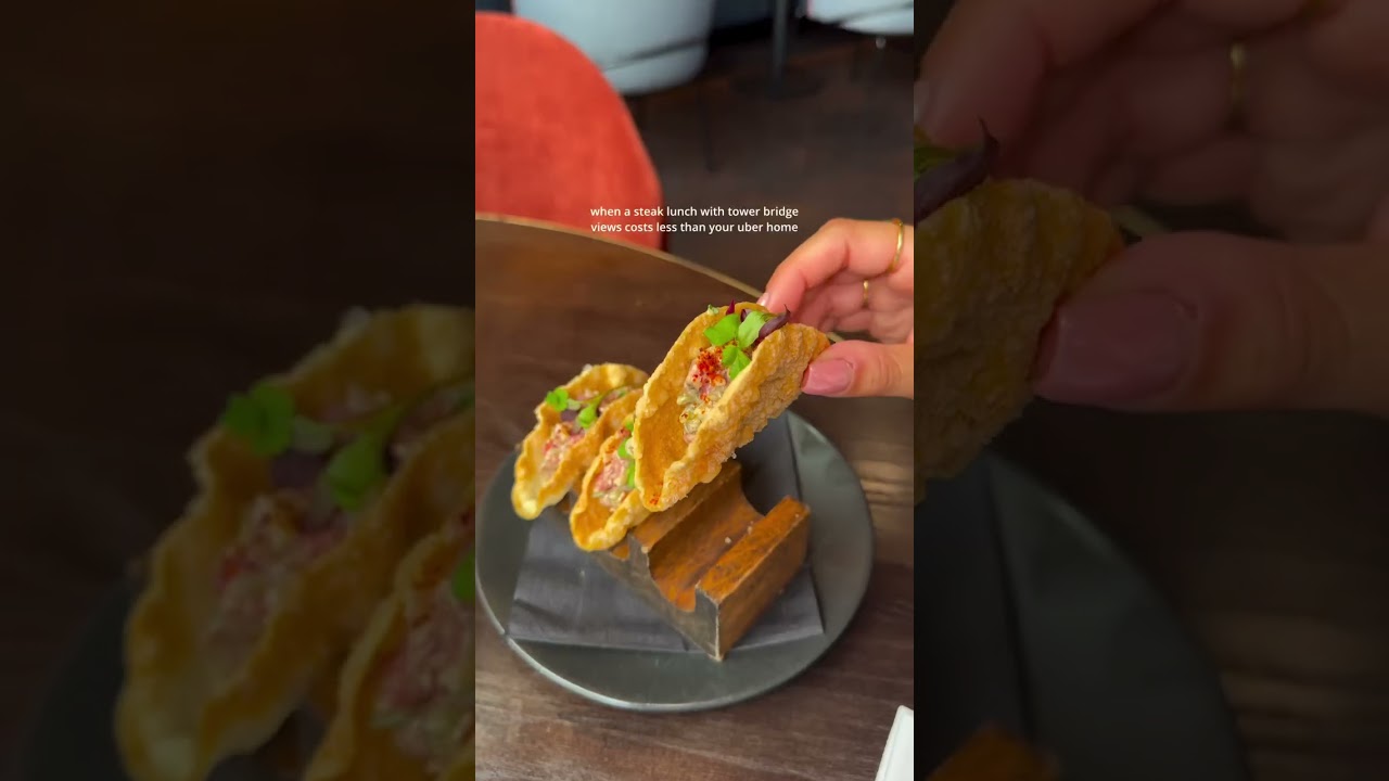 London Restaurant With Three-Course Lunch For Under £20 And Tower Bridge Views