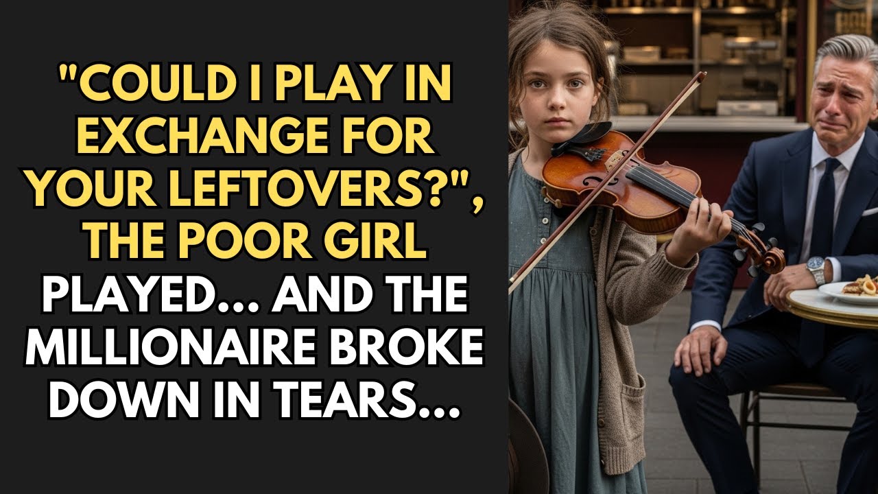“Could I Play In Exchange For Your Leftovers?”, The Poor Girl Played… And The Millionaire Broke...