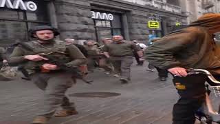 Volodymyr Zelenskyy x Boris Johnson Wide walking