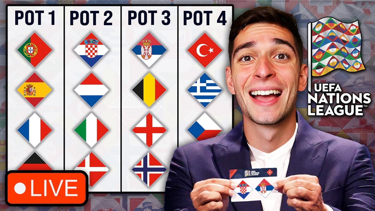 UEFA Nations League 2026/27 DRAW LIVE Reaction