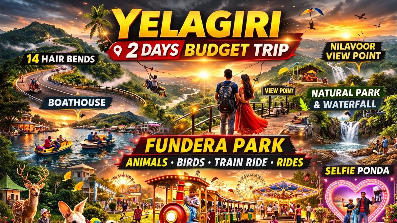 Complete Yelagiri Travel Guide 🏞️ 2 Days Budget Plan | All Tourist Places Covered!