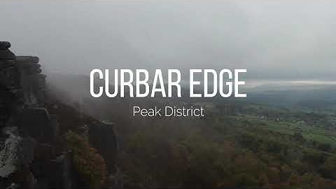 Curbar Edge 4K drone footage