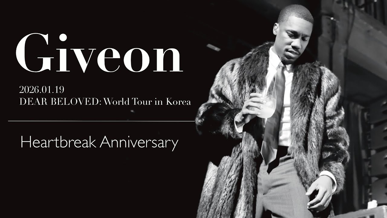 [Giveon] ‘‪Heartbreak Anniversary’ ‬260119 DEAR BELOVED: World Tour in Korea