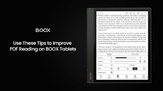 Use These Tips to Improve PDF Reading on BOOX