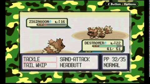 Pokémon Ruby Version - Zigzagoon-Only Playthrough Part 3
