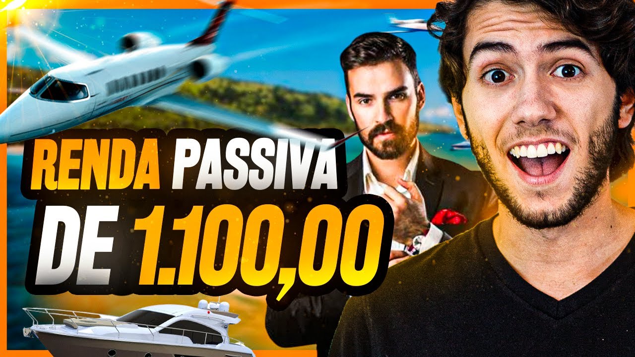 COMO GANHAR UM SALÁRIO MÍNIMO SEM TRABALHAR | Renda Passiva de 1100,00 TODO MÊS