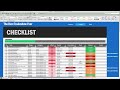 The ultimate tradeshow checklist excel template  dashboard demo