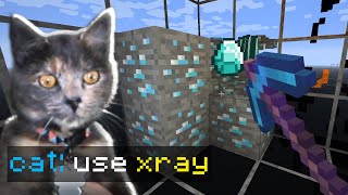 MY CAT Decides what I do In MINECRAFT