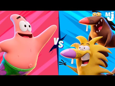 НОВЫЙ ВЕРСУС МУЛЬТЯХ - Крутые Бобры, БАБКА Каратистка, Патрик ♦ Nickelodeon All-Star Brawl 2