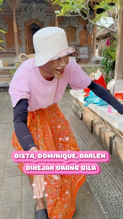 DIKEJAR ORANG GILA KDISTA DOMINIQUE DARLEEN KETAKUTAN #viral #shortviral #videoshort #trending