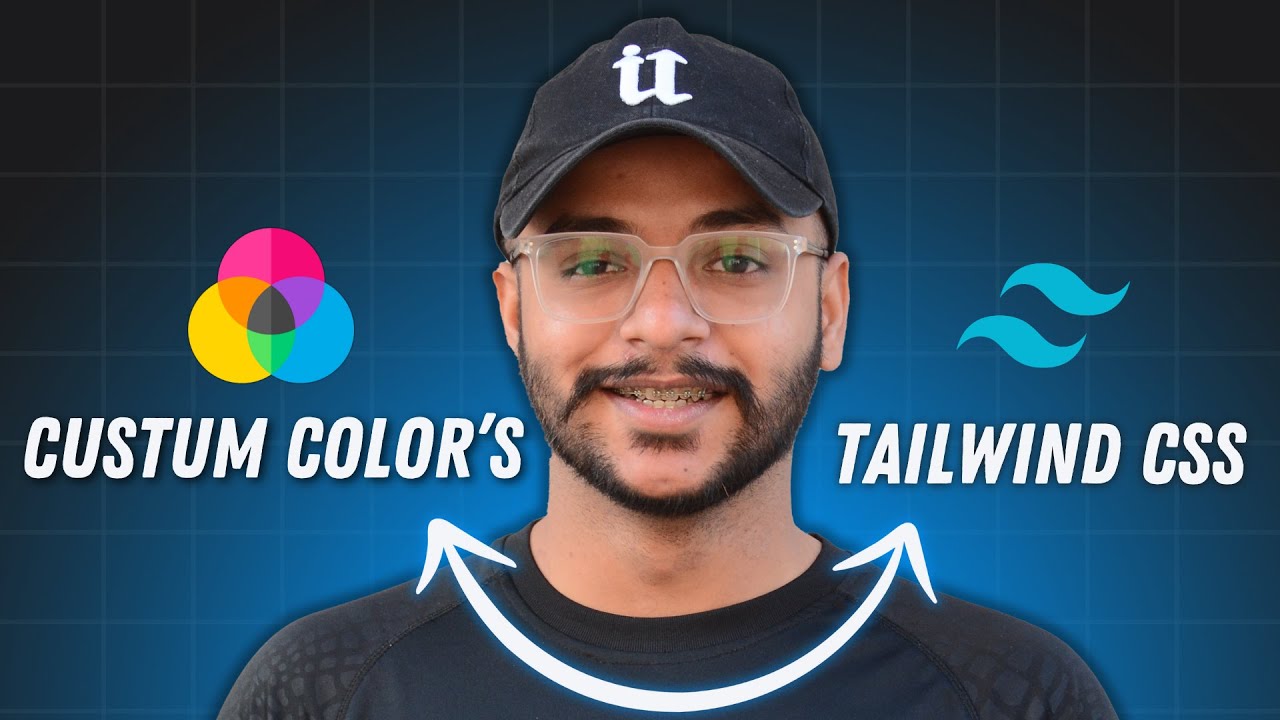 How to Add Custom Colors in Tailwind CSS | React Js - YouTube
