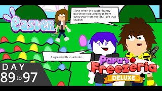 Papa's Freezeria Deluxe - Day 89-97 Walkthrough (Easter)