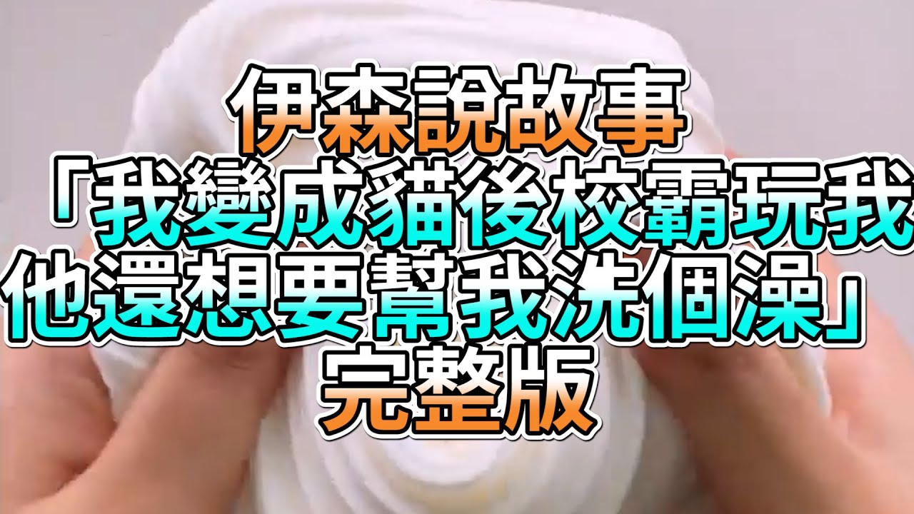 『史萊姆故事』「我變成貓後校霸玩我，他還想要幫我洗個澡💗」完整版 史萊姆說故事 玩泥講故事 愛情故事