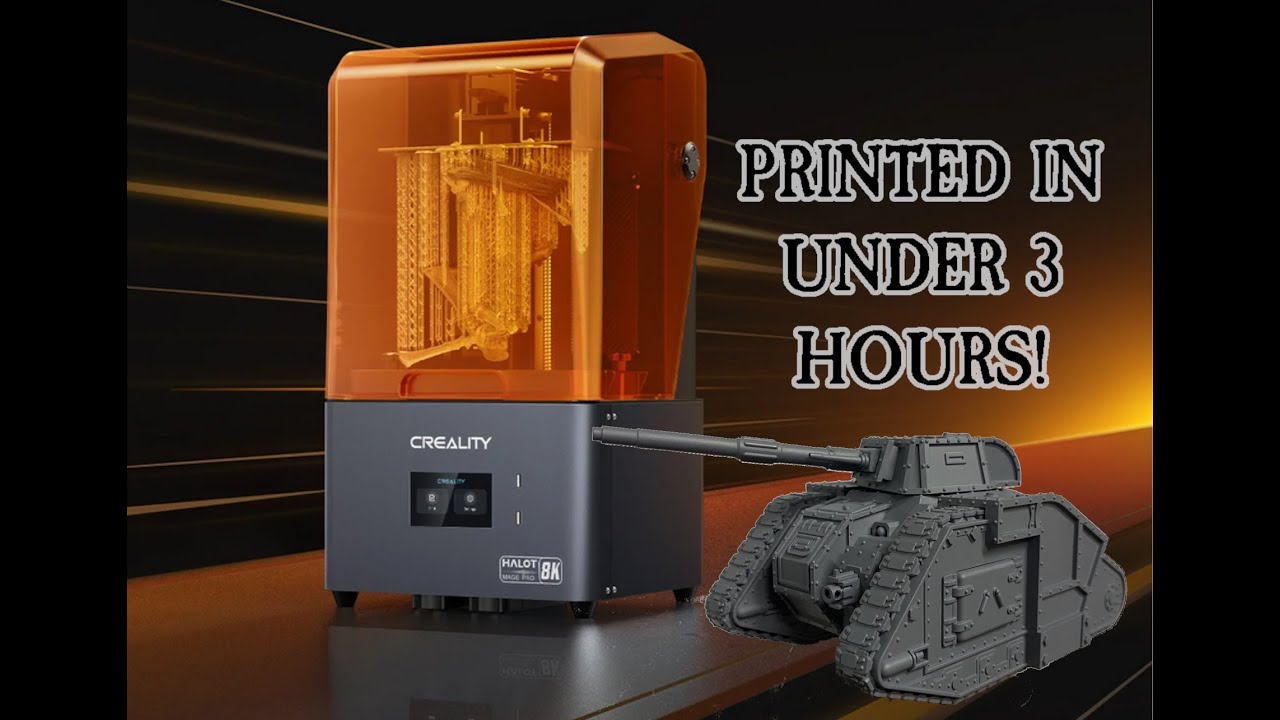 CREALITY Halot resin printers ($233.10 Mage 8K, $452 Halot-Mage PRO,  $144.10 One PRO) - 3D Printing Deals