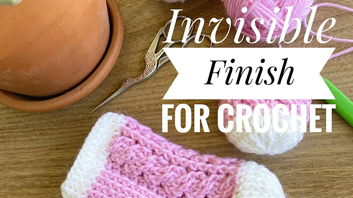 Invisible Finish or Fasten Off Crochet Tutorial