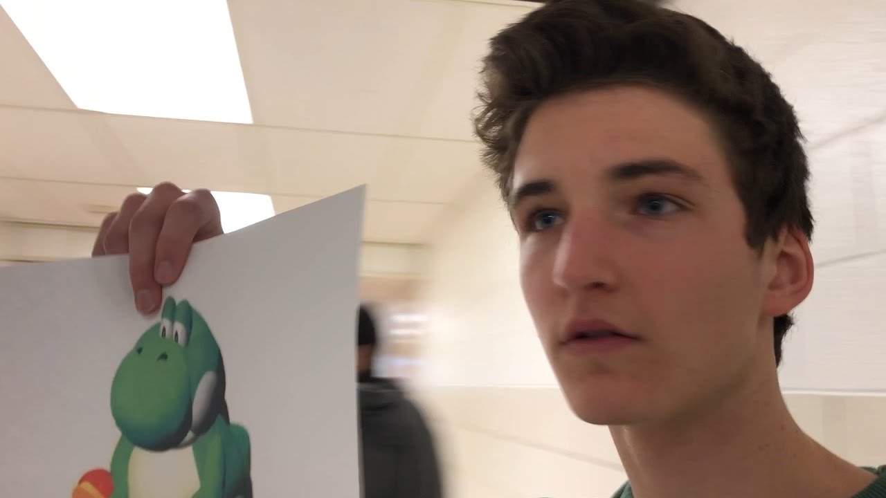 Harassing people with fat yoshi