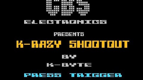 K-Razy Shoot-Out - Atari 5200 (1983)