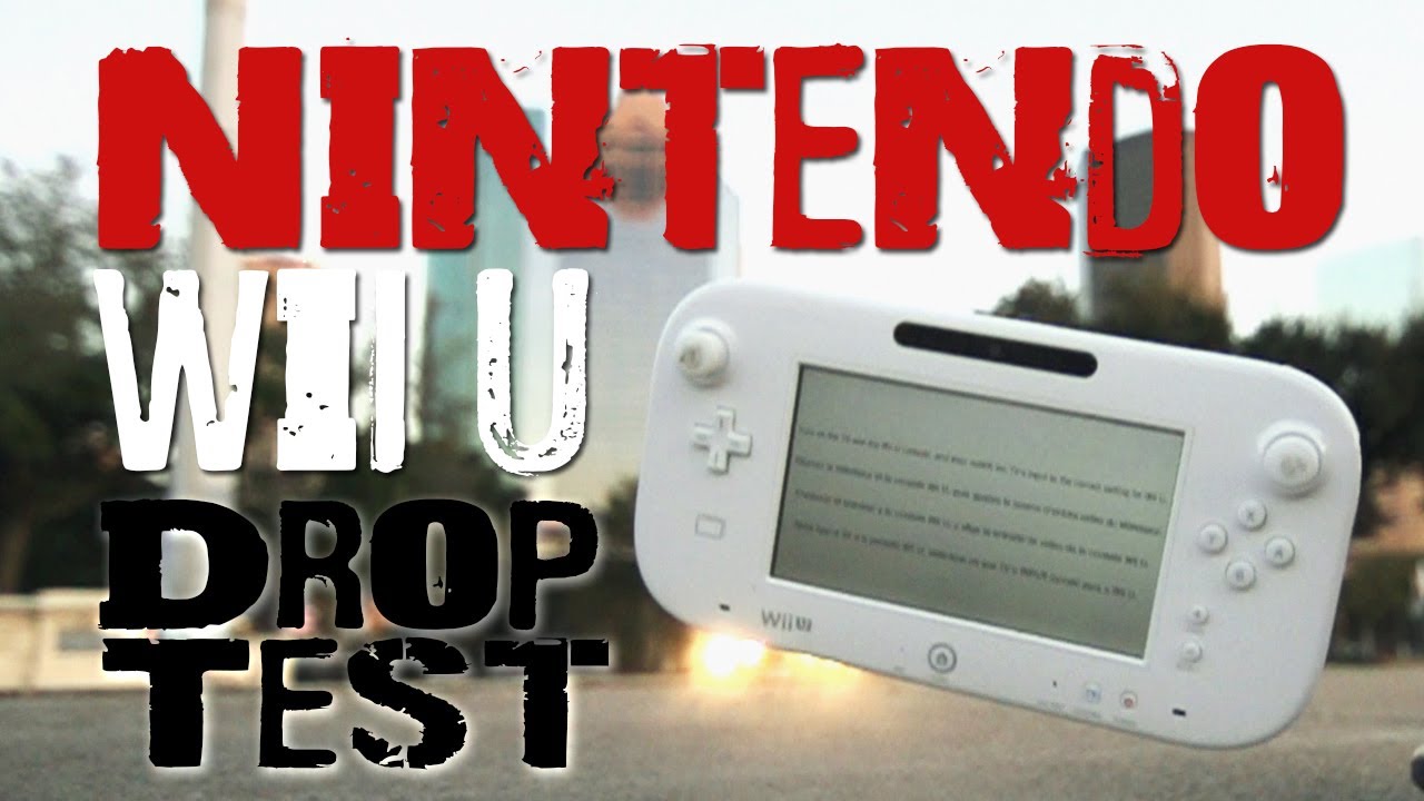 Noord West gat Sinds Drop Test: Nintendo Wii U - YouTube