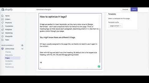 H1 Tag SEO | Add Heading Tags to Shopify | Shopify SEO Tips