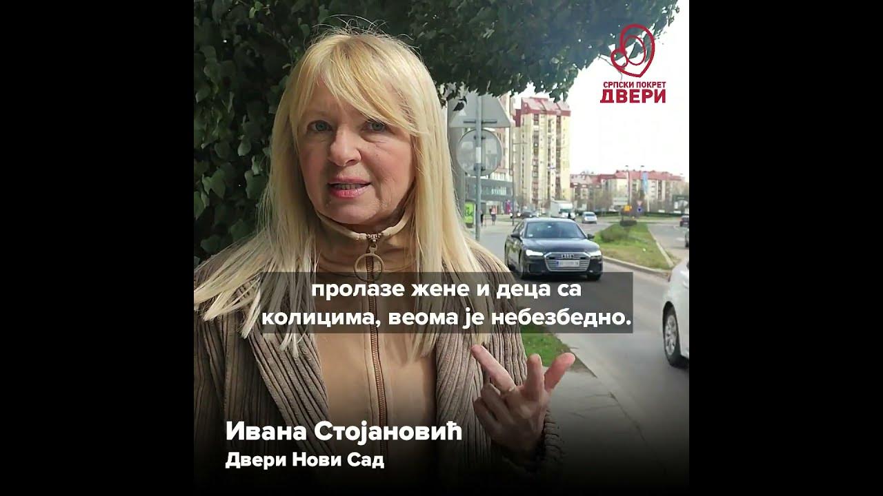 Град Нови Сад да под хитно постави заштитну ограду на пешачку стазу на ...