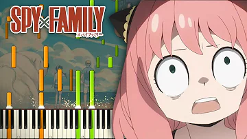 SPY × FAMILY ED 1 『Kigeki / Comedy』[Gen Hoshino]  Piano Tutorial + Sheets