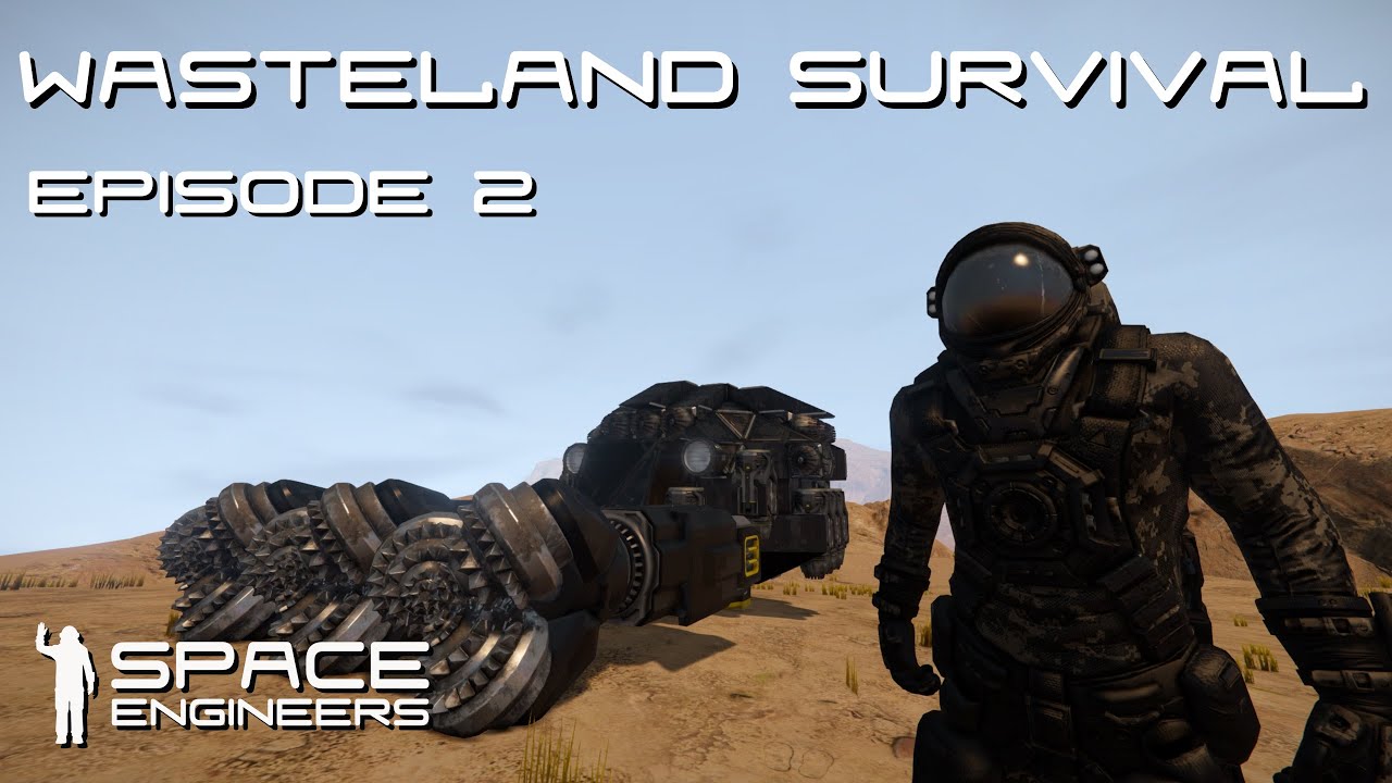 Space Engineers - Wasteland Survival Ep2 - Building a Miner!! - YouTube