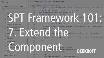 Extending the Component | SPT Framework 101, part 7