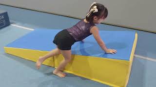 Sachiko forward roll in gymnastics