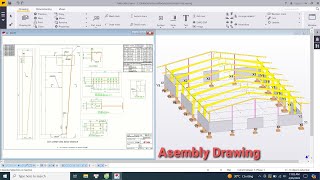 Tekla Structures (Phần 15) Xuất bản  vẽ Assembly Drawing