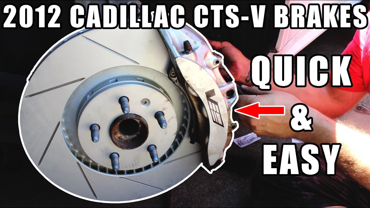 Cadillac CTSV Brakes (How To) YouTube