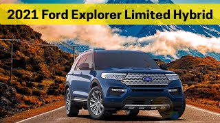 Learn all about the 2021 Ford Explorer Limited Hybrid | Media Screen, Cargo Dimensions and more!