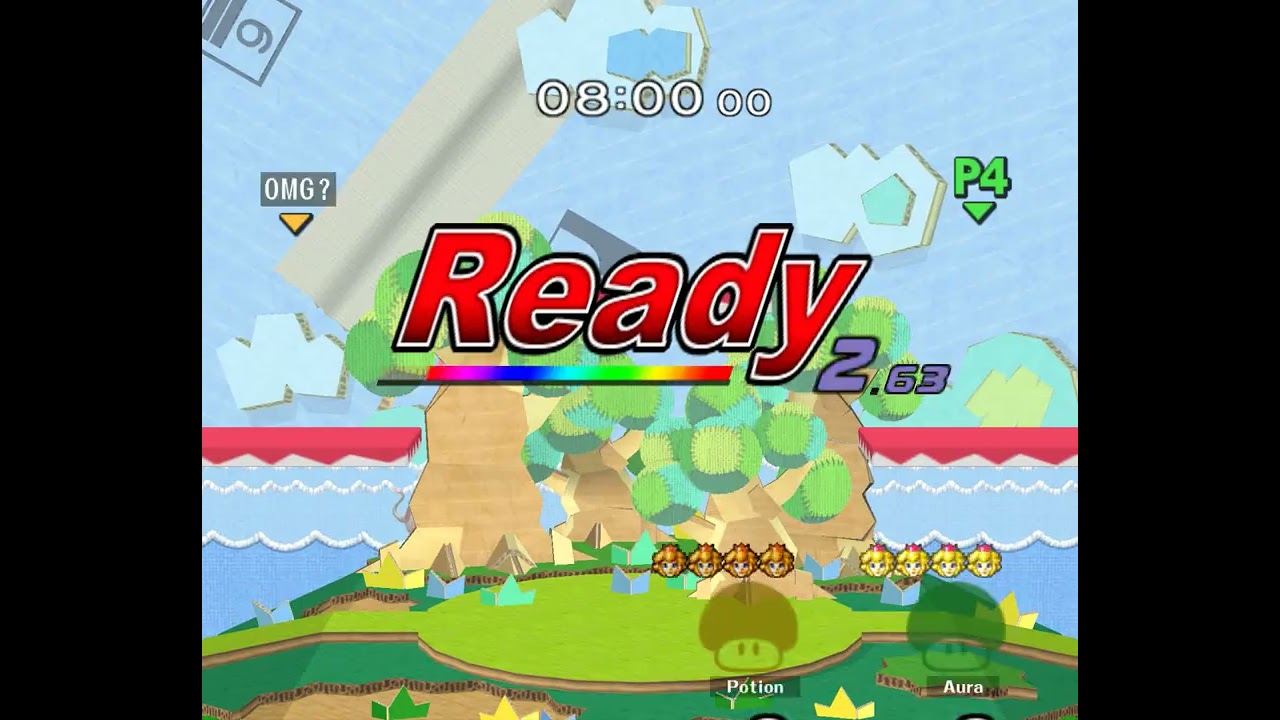 [ass] 176 - Melee Singles WR3 — Aura ⟮Peach⟯ vs Potion ⟮Peach⟯