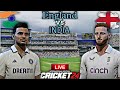 ENGLAND vs INDIA | 2nd TEST Match Day 1 - Cricket 24 Live - Sahilgamers