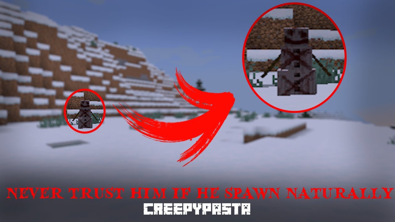 Never Trust Naturally Spawned Snow Golem I Creepypasta