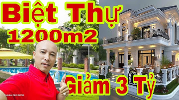 🛑Chủ ngộp cần tiền bán gấp biệt thự trả nợ ngân hàng giảm thêm 3 tỷ tặng hết | #bietthusaigon