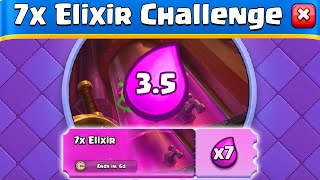 BEST DECK FOR 7x Elixir CHALLENGE IN CLASH ROYALE